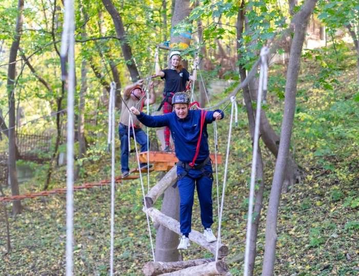 Веревочный парк - Санаторий «им. Горького» Кисловодск
